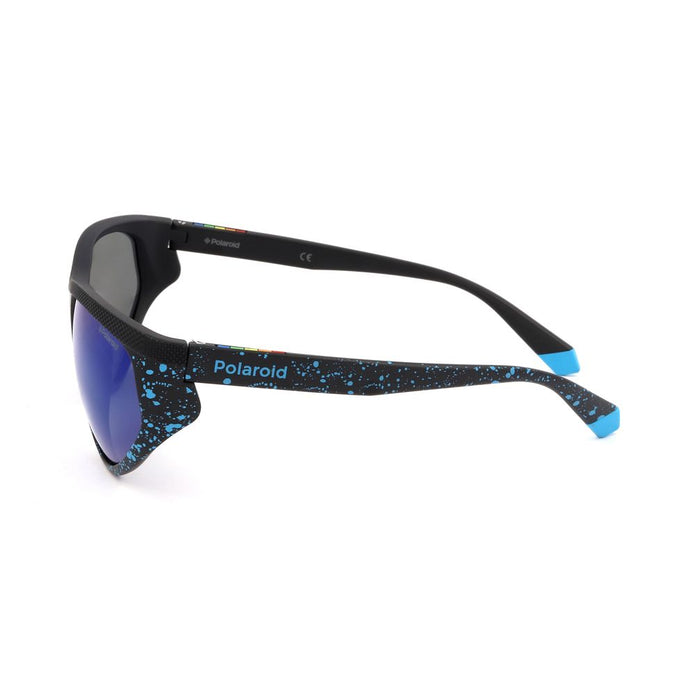 Blue Rubber Sunglasses