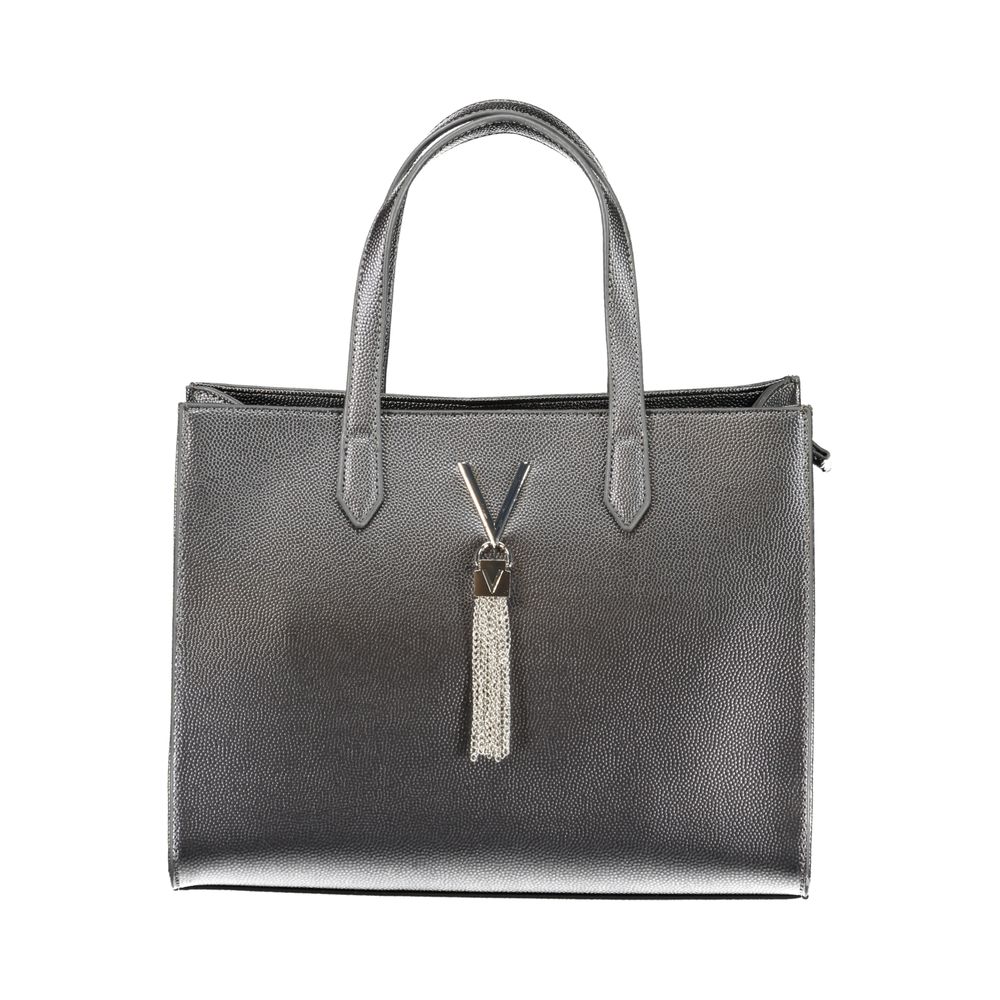 Gray Polyethylene Women Handbag