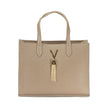 Brown Polyethylene Women Handbag