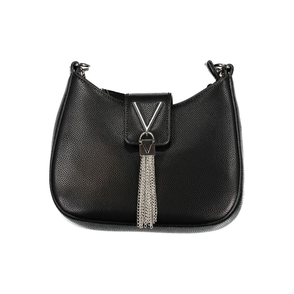 Black Polyethylene Women Handbag