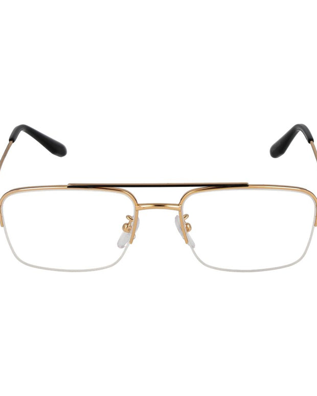 Gold Men Glasses Frame