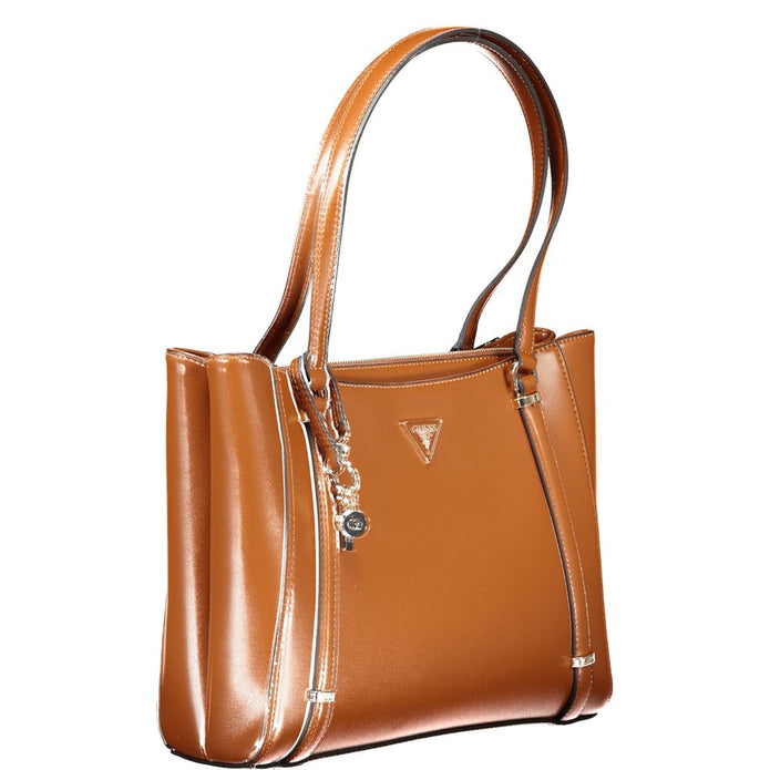 Brown Polyethylene Handbag