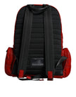 Red Patent Leather Logo Plaque Backpack Bag