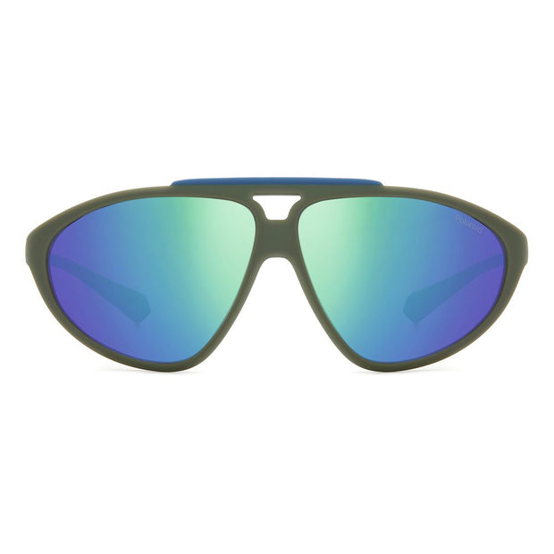 Green Rubber Sunglasses