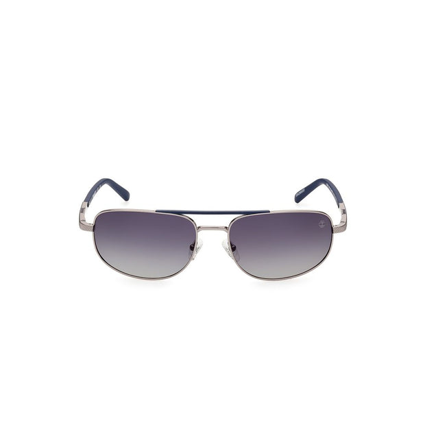 Gray Metal Sunglasses