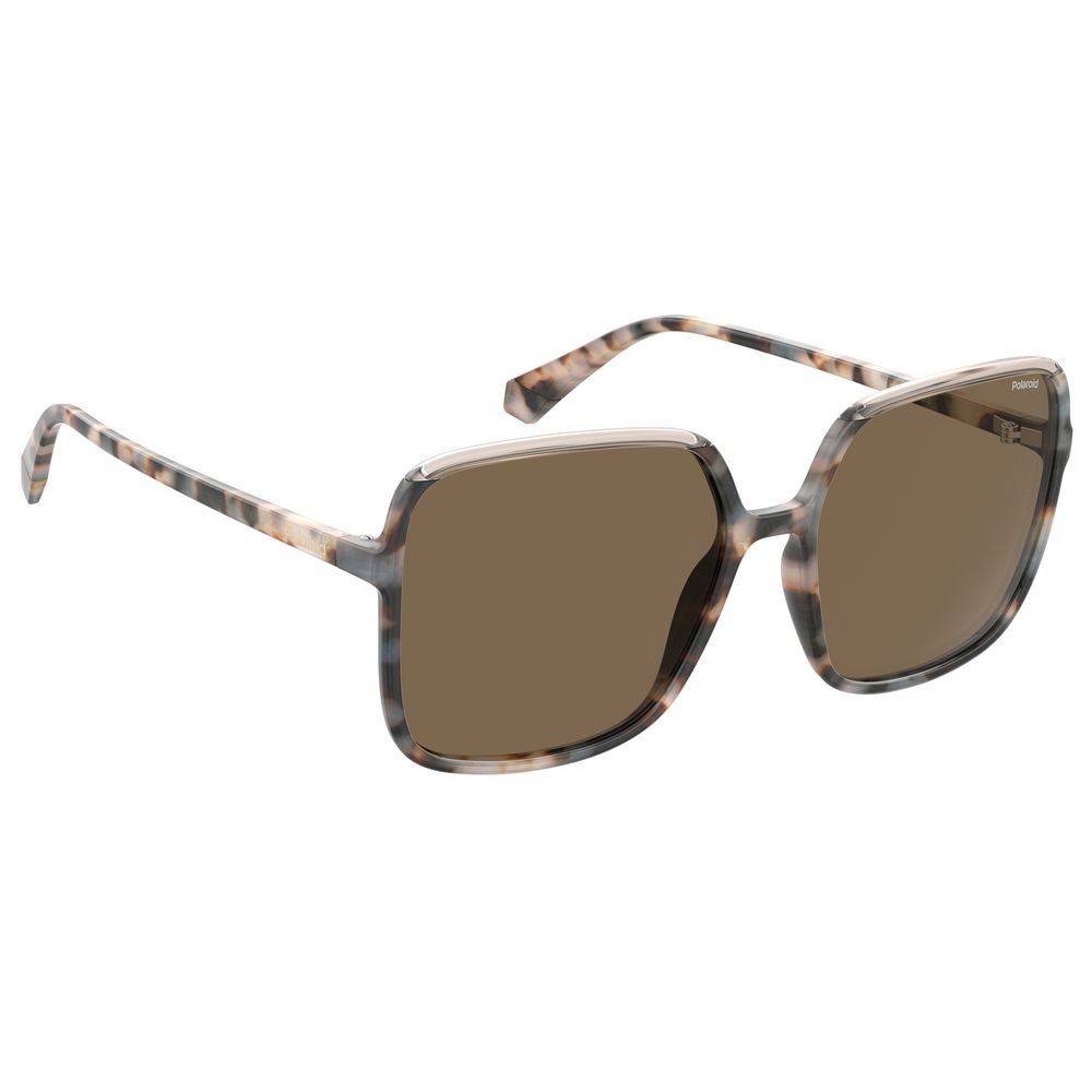 Beige Plastic Sunglasses