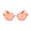 Orange Metal Sunglasses