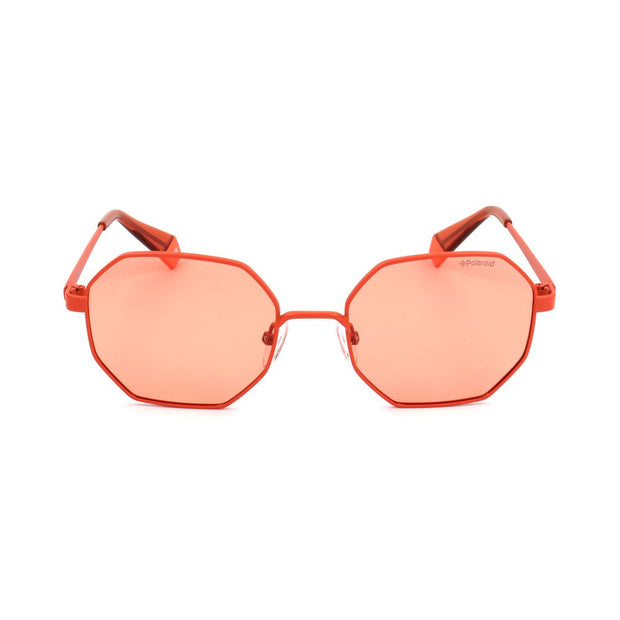 Orange Metal Sunglasses