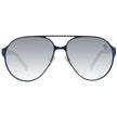 Blue Metal Sunglasses