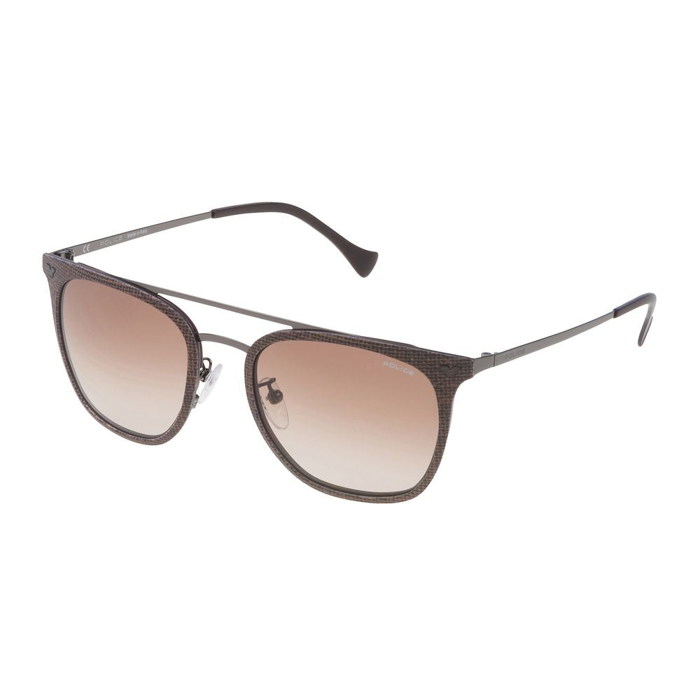 Brown Metal Sunglasses