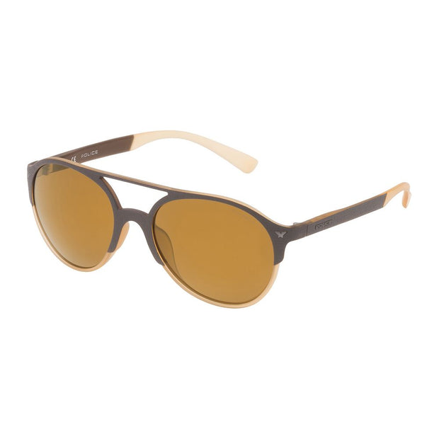 Brown Injected Sunglasses