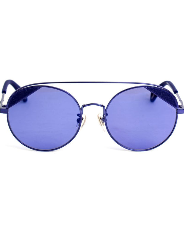 Blue Metal Sunglasses