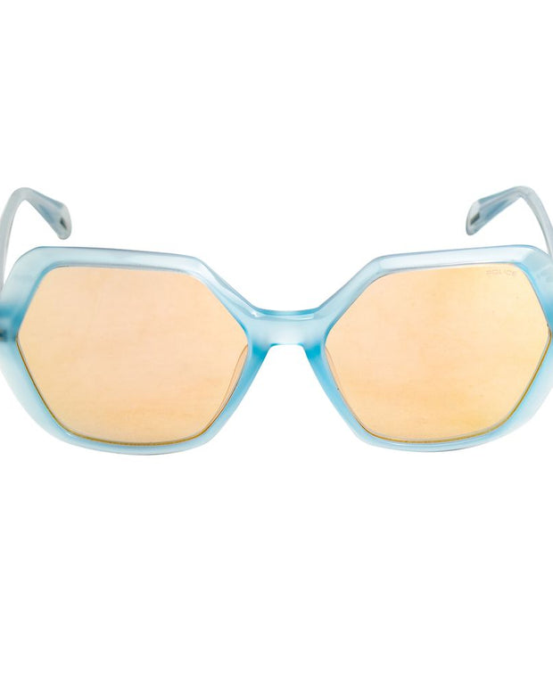 Blue Injected Sunglasses