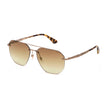 Brown Metal Sunglasses