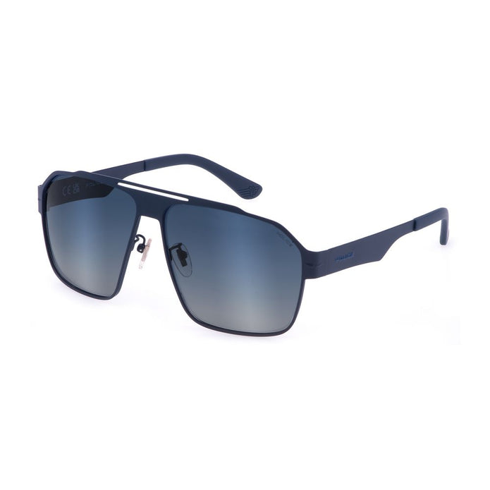 Blue Metal Sunglasses