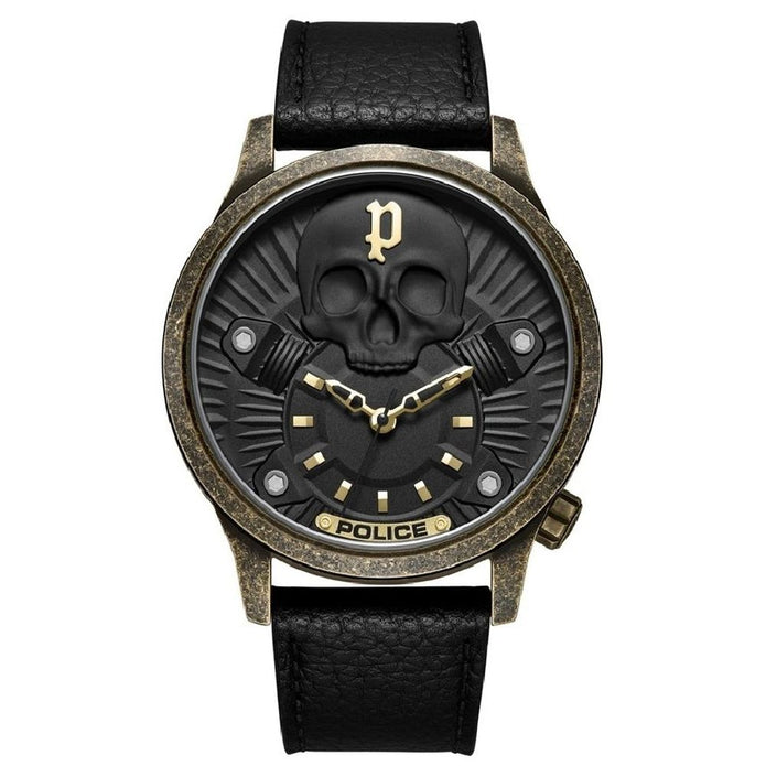 Black Leather Watch