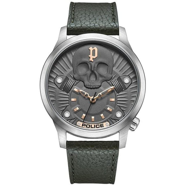 Green Leather Watch