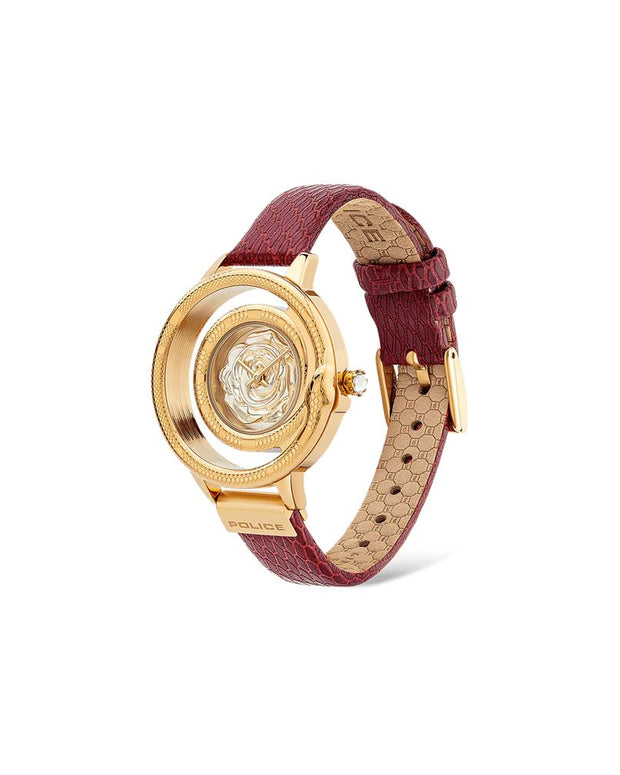 Red Leather Watch