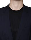Dark Blue Formal Tuxedo 2 Piece Suit