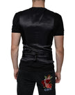 Black Leather Waistcoat Dress Formal Vest