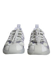 White Silver Low Top NS1 Sneakers Shoes