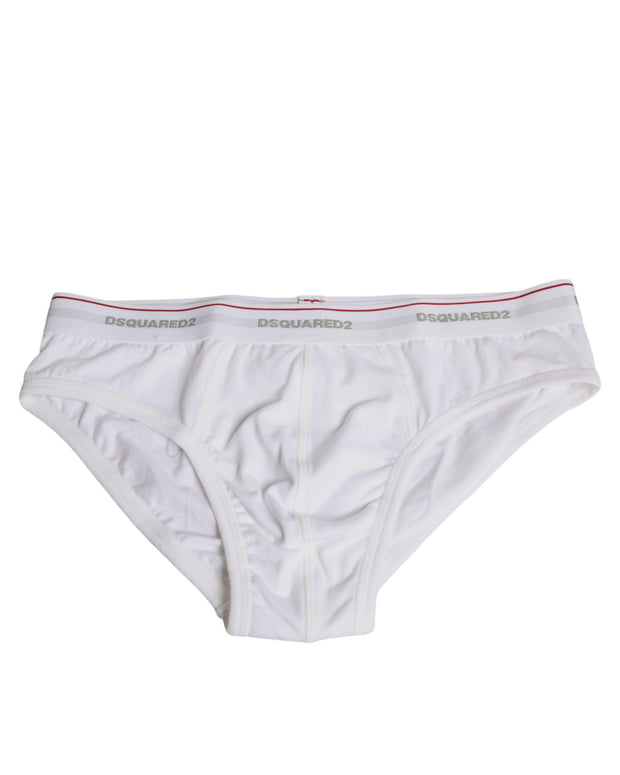 White Cotton Stretch Women Mid Waist Panty Underwear