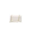 White Polyethylene Women Crossbody Bag