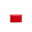 Red Polyethylene Women Crossbody Bag