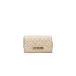 Beige Polyethylene Women Crossbody Bag