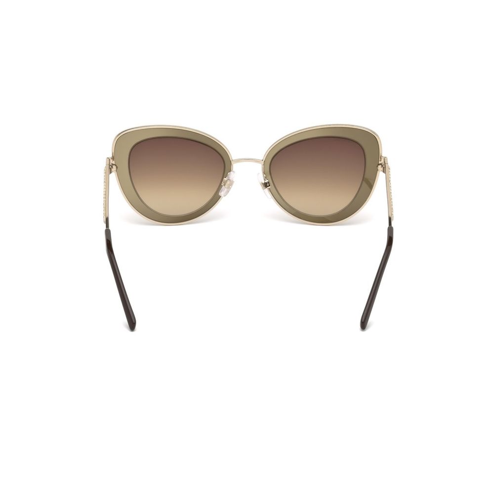 Brown Metal Sunglasses