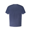 Blue Cotton Men T-Shirt