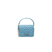 Light Blue Polyethylene Women Handbag