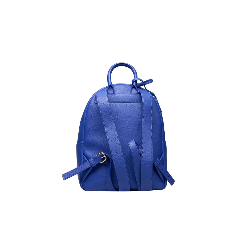 Blue Polyethylene Women Backpack