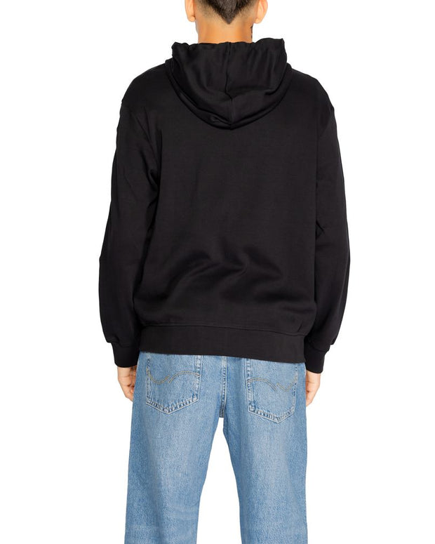 Black Cotton Hoody