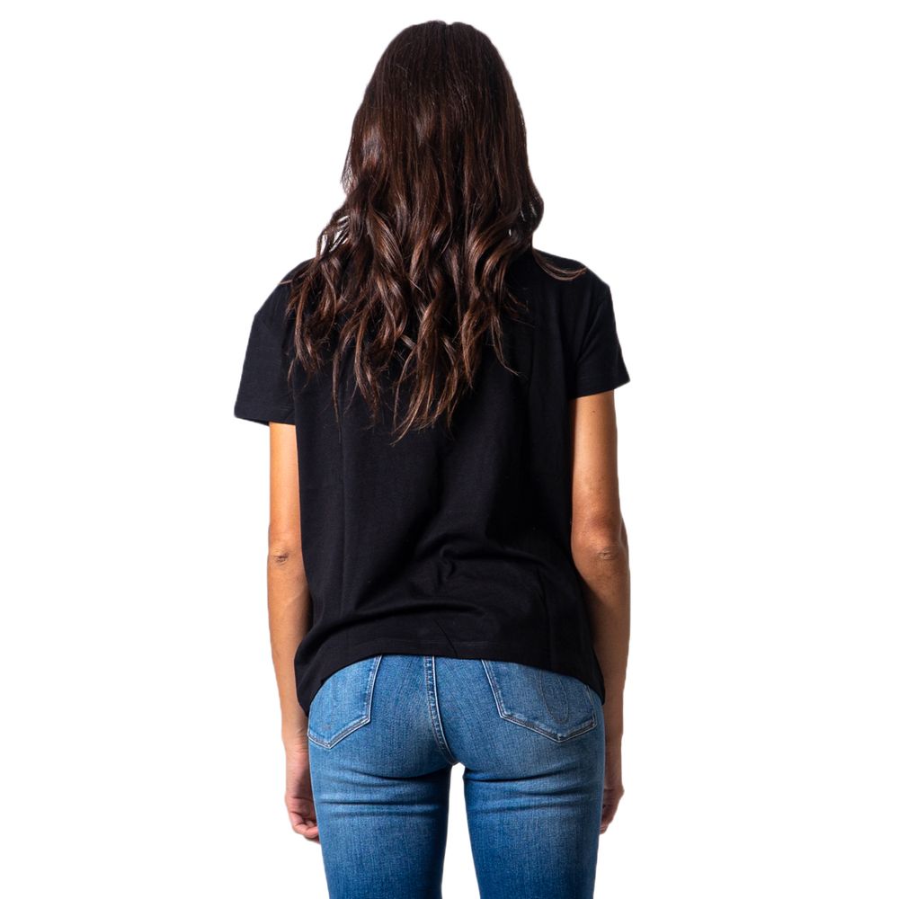 Black Cotton Tops & T-Shirt