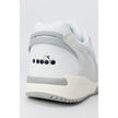 White Synthetic Leather Sneaker