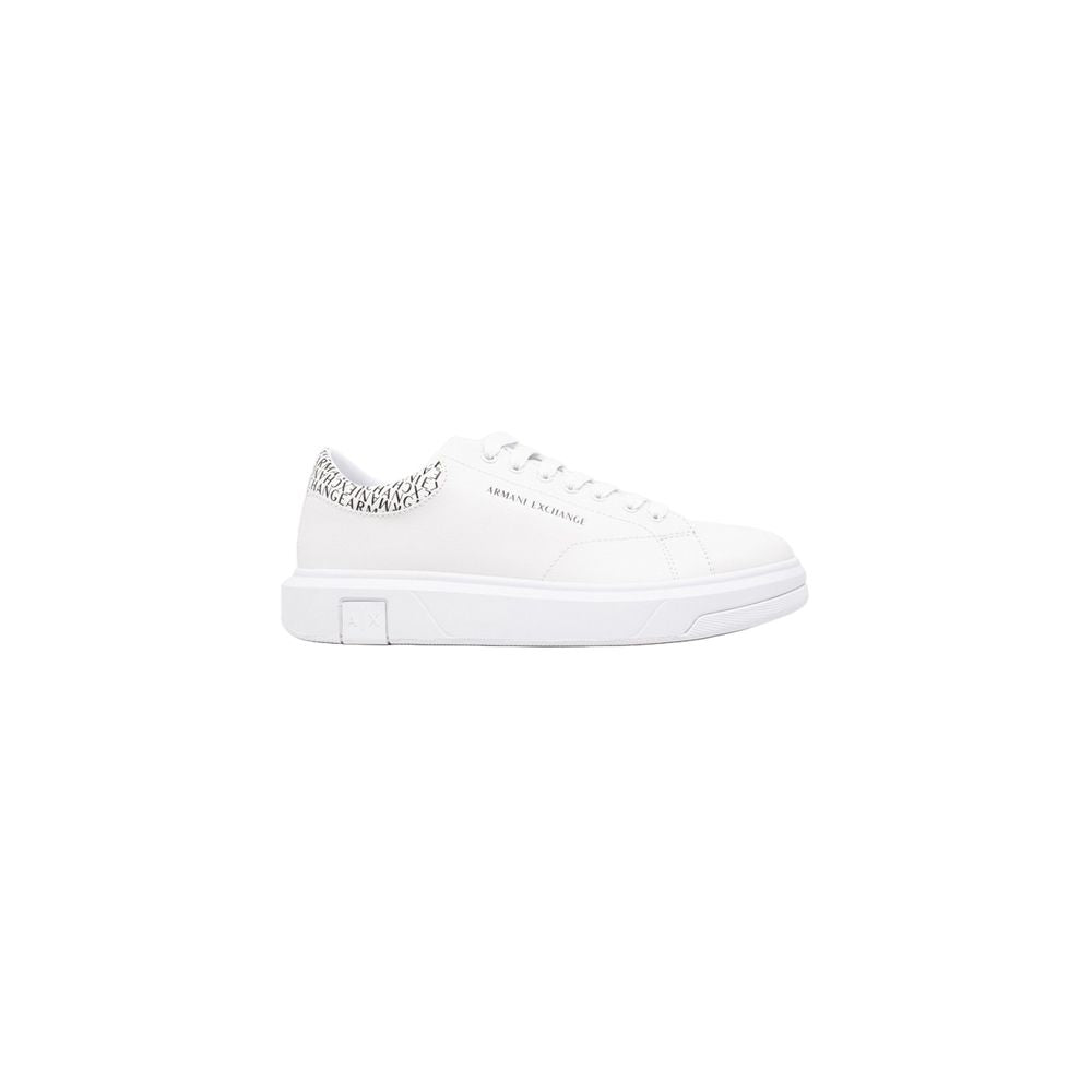 White Polyester Sneaker