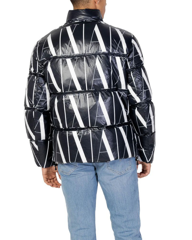 Black Polyester Jackets & Coat