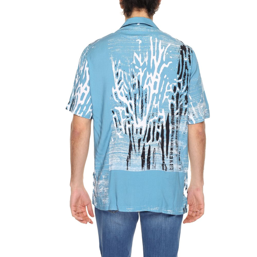 Blue Viscose Shirt