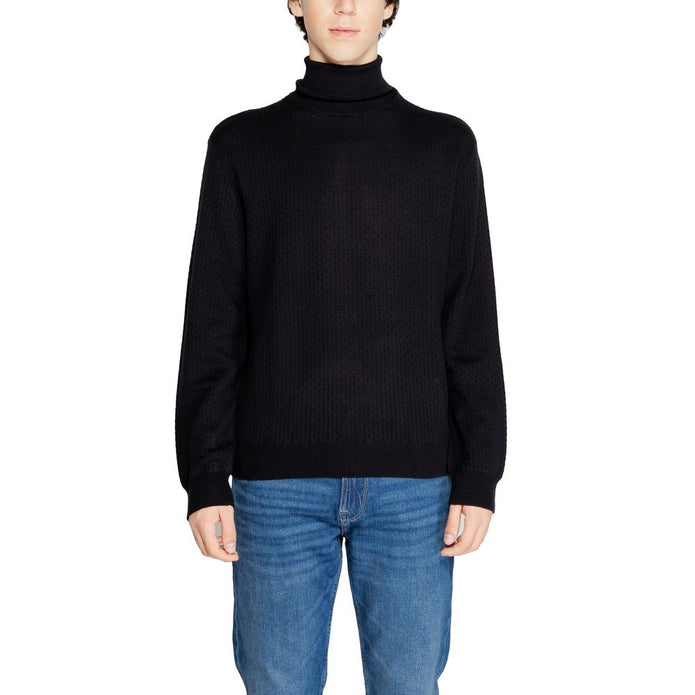 Black Cotton Sweater