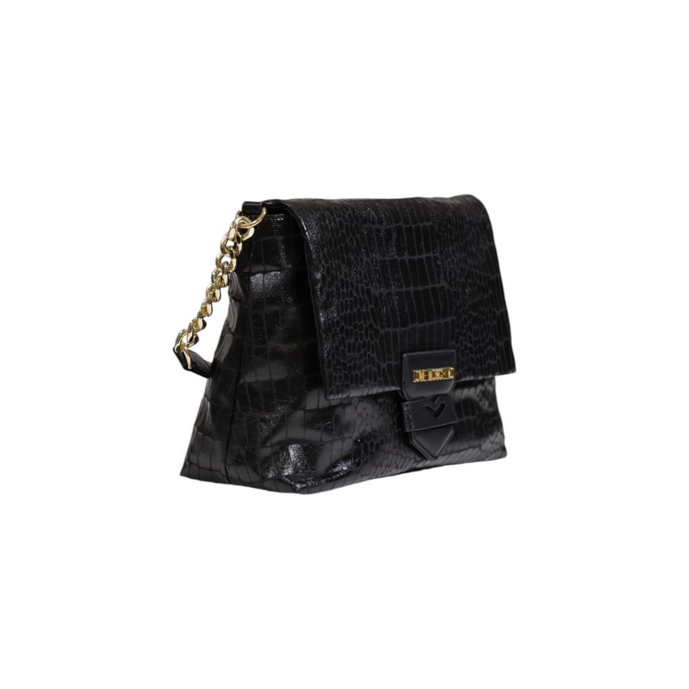 Black Polyester Handbag