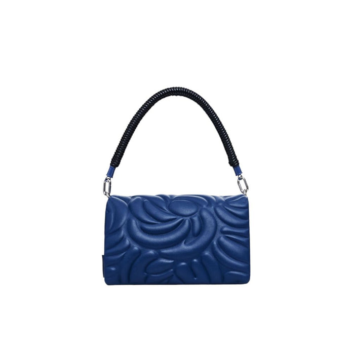 Blue Polyethylene Handbag