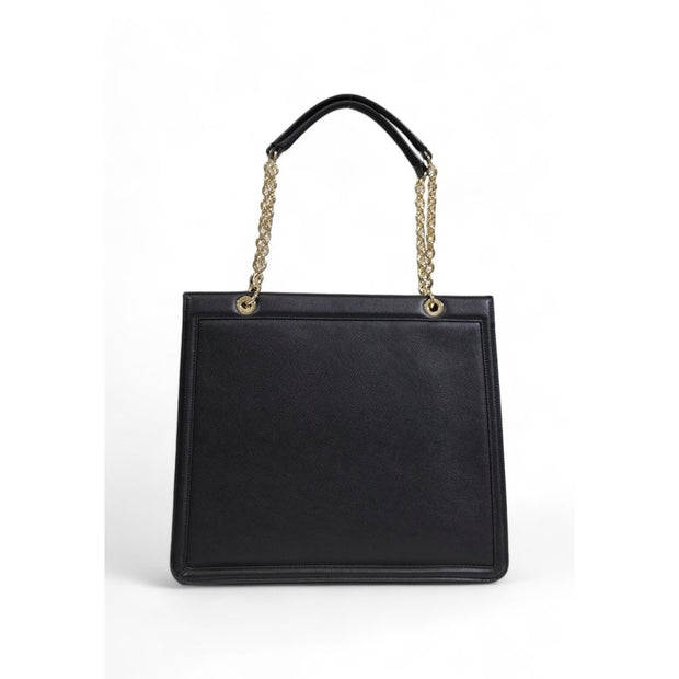 Black Polyester Handbag