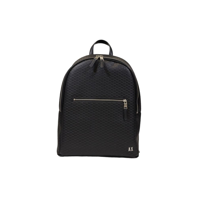 Black Polyester Backpack