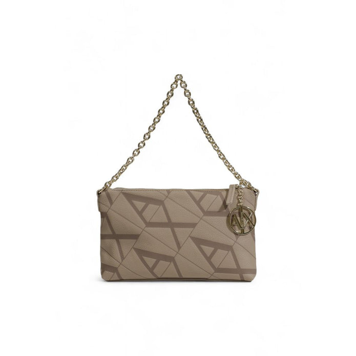 Beige Polyester Handbag