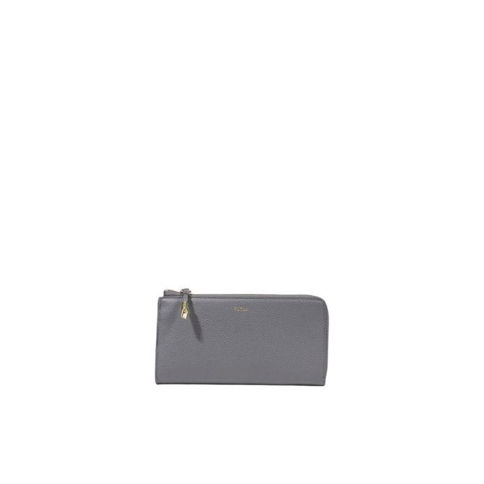 Gray Leather Wallet