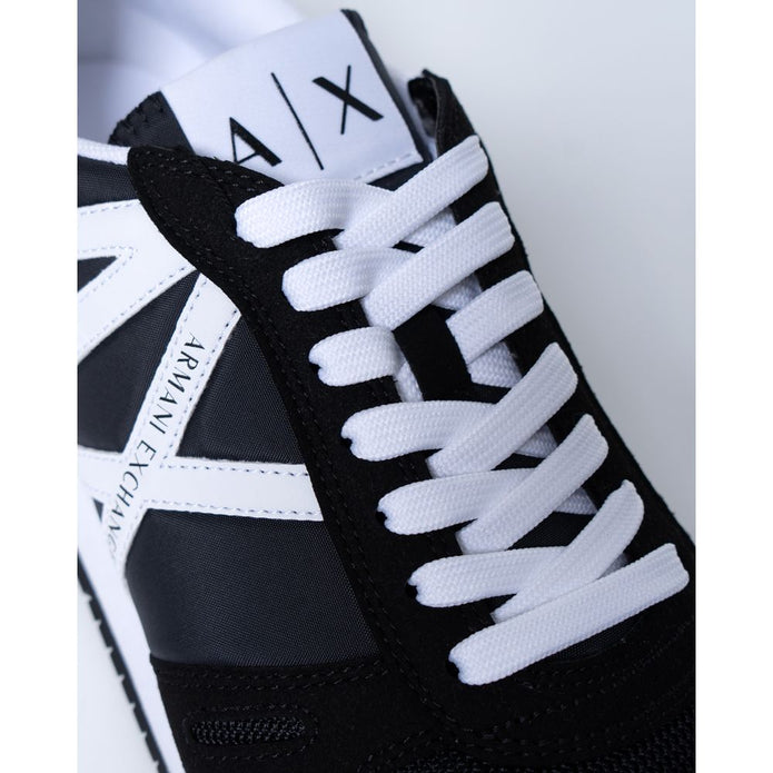 Black Polyester Sneaker