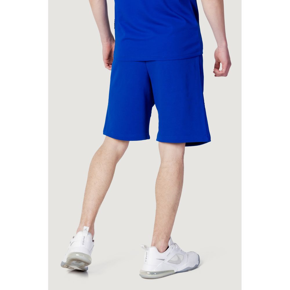 Blue Cotton Short