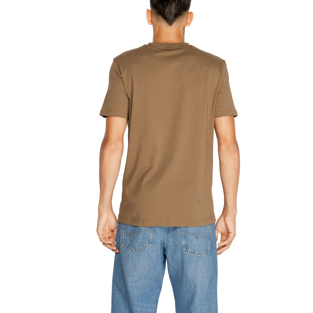 Brown Cotton T-Shirt