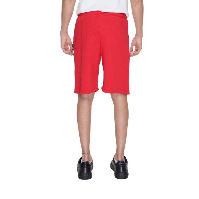 Red Cotton Short